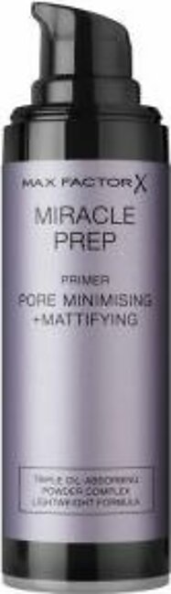 Max Factor Miracle Prep Pore Minimising + Mattifying Primer - 30ml - 3614227127692