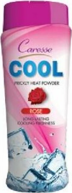 Caresse Cool Prickly Heat Powder (Rose) - 125gm