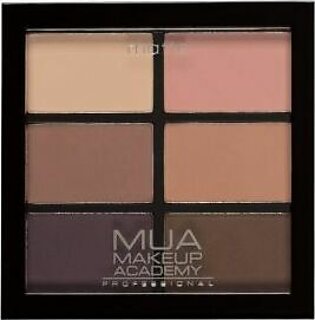 MUA 6 Shade Eyeshadow Pro Palettes - Soft Suedes - 5055402958607