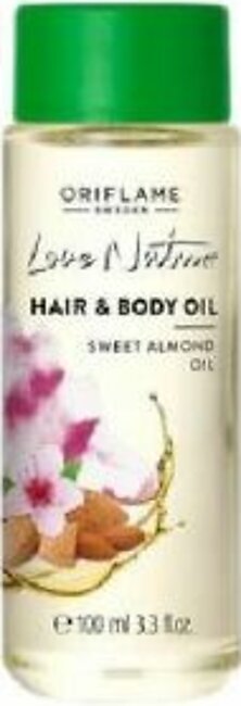 Oriflame Love Nature Hair & Body Oil Sweet Almond Oil - 100 ml - 38907