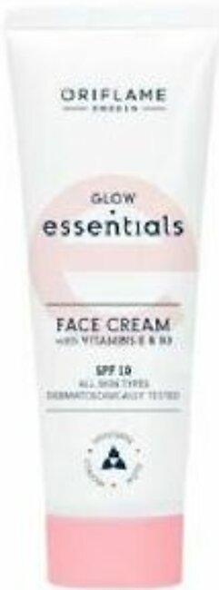 Oriflame Glow Essentials Face Cream with Vitamins E & B3 SPF 10 - 50 ml - 43906