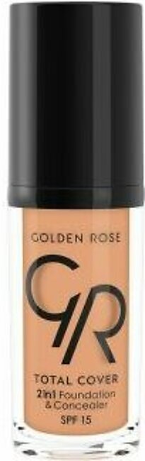 Golden Rose Mini Total Cover 2 In 1 Foundation & Concealer (Mini) - 08