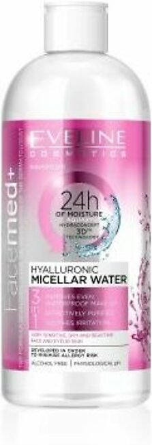 Eveline Facemed Hyalloronic Micellar Water 400ml - 5901761919264