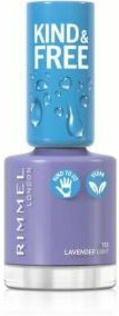 Rimmel Kind & Free Nail Polish - 153 Lavender Light - 3616302990658