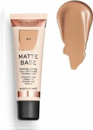 Makeup Revolution Matte Base Foundation - F11 - 5057566065658