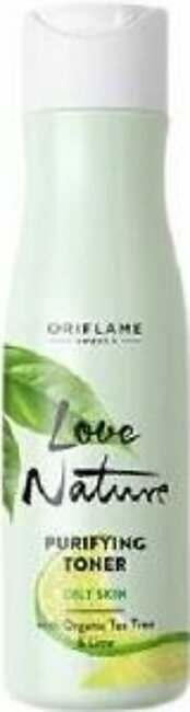 Oriflame Love Nature Purifying Toner with Organic Tea Tree & Lime - 150 ml - 34843