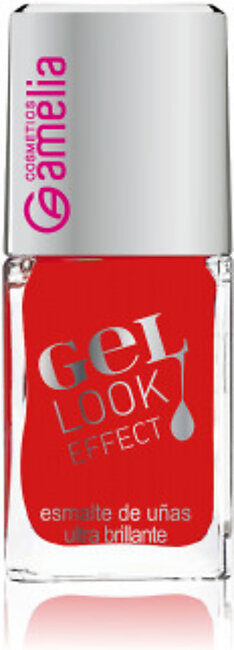 Amelia Gel Look Effect Nail Polish - Coral Red
