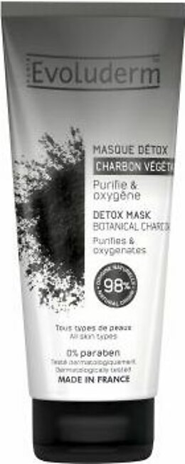 Evoluderm Detox Mask Botanical Charcoal - 100ml