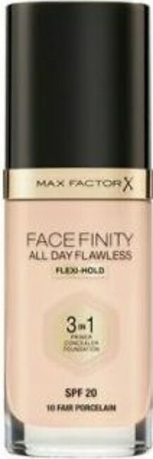 Max Factor Facefinity 3 In 1 Foundation - 10 Fair Porcelain - 3614227923201