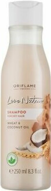 Oriflame Love Nature Shampoo For Dry Hair Wheat & Coconut Oil - 250ml - 32618