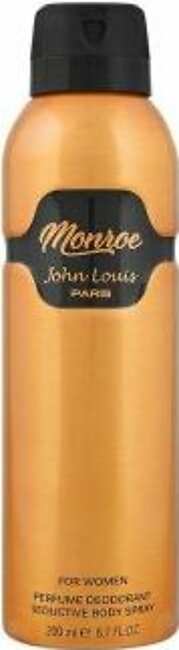 John Louis Monroe Perfumed Deodorant Body Spray For Women, 200ml