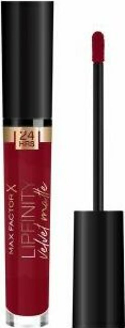 Max Factor Lipfinity Velvet Matte Liquid Lip - 090 Red Allure - 3614227147249