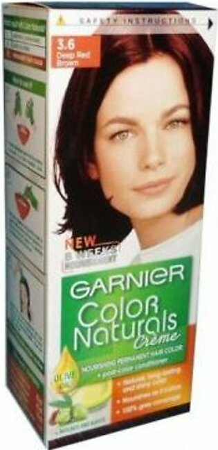 Garnier Color Naturals No 3.6 Deep Red Brown - 0378 - 8964000462256