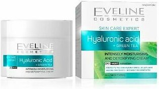 EVELINE Skin Care Expert Hyaluronic Acid + Green Tea Cream - 5901761981643