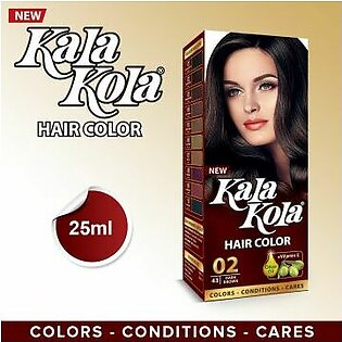 Kala Kola Hair Color - 02 Dark Brown - 25ml