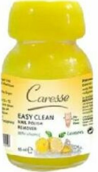 Caresse Easy Clean Nail Polish Remover – Lemon - 65ml