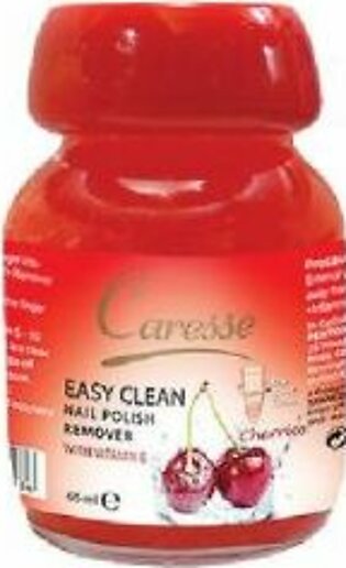 Caresse Easy Clean Nail Polish Remover – Cherries - 65ml