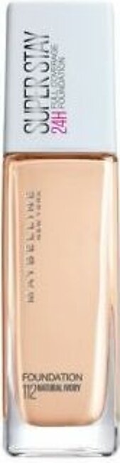 Maybelline SuperStay Full Coverage Liquid Foundation - 112 Natural Ivory - 2005 - 6902395685692