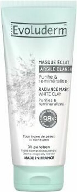 Evoluderm Radiance Mask White Clay - 100ml - 3760100183290