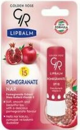 Golden Rose Lip Balm SPF 15 - Pomegranate