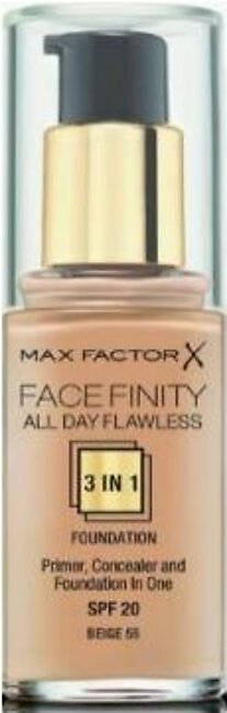 Max Factor Facefinity 3-IN-1 Foundation - Beige - 55 - 3614225851629