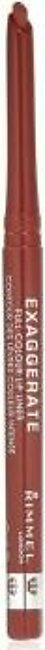 Rimmel Automatic Lip Liner Pencil Lasting Finish Exaggerate - 045 Epic Bargundy - 3616303004224