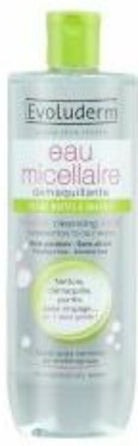 Evoluderm Micellar Cleansing Water Combination to Oily Skins - 500ml