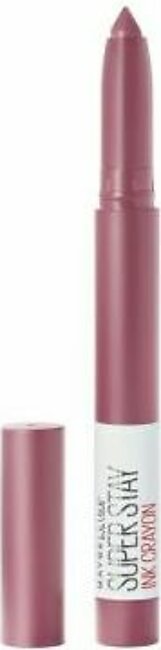 Maybelline Superstay Ink Crayon Lipstick - 25 Stay Exceptional - 1765 - 6902395737445