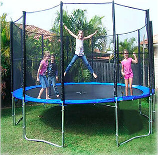 Kids Jumping Trampolin...