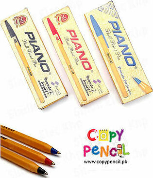 Piano Yellow Body Ball pen Pack of 10