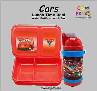 Cars Lunch Box And Water Bottle Deal Boys