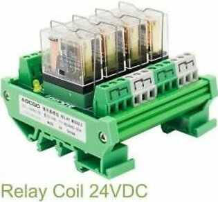 Aocgo: 16 Channel Interface Relay Module Omron G2R 24V DC/AC 1 SPDT DIN Rail Mount