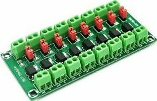 8 Channel Voltage Converter 3.6-30V Optocoupler Isolation Module - PC817