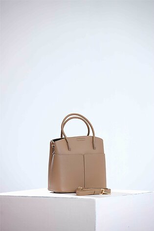 Khaki Shoulder Bag-434022130