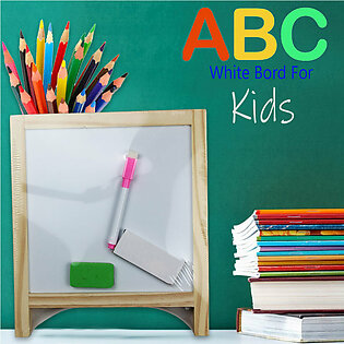 ABC Kids Double side Wooden White and Black Board