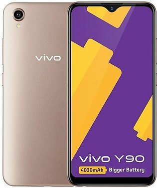 Vivo Y90 Dual Sim (4G, 2GB RAM, 32GB ROM,Gold) With 1 Year Official Warranty