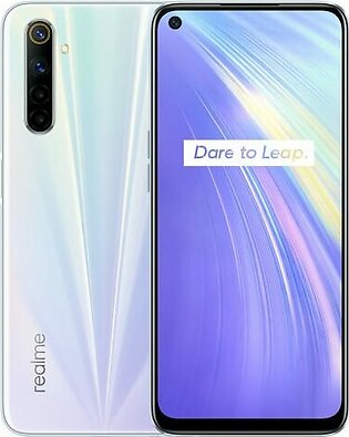Realme 6 Dual Sim (4G, 8GB RAM, 128GB ROM,Comet White ) With Official Warranty