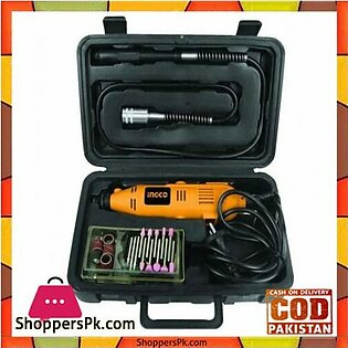 Mini Drill Kit 130W + 52 Pcs Accessories – Black