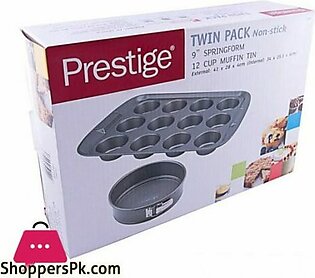 Prestige Spring Form 9 Inch and 12 Cup Muffin Pan – 57997