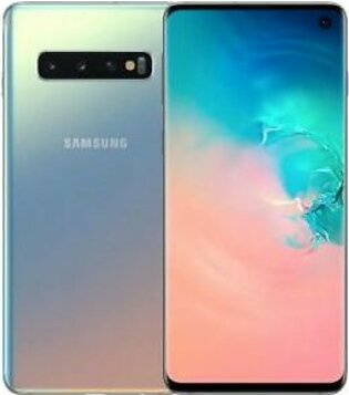 Samsung Galaxy S10 Plus Dual Sim (4G, 8GB RAM, 128GB ROM, Silver) – PTA Approved