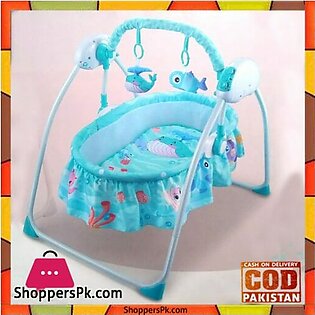 Fish Style Baby Cradle with Remote Control