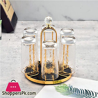Mug Holder Stylish Iron Showcase Cup Rack for Coffee Mugs Carafes Glass Cups