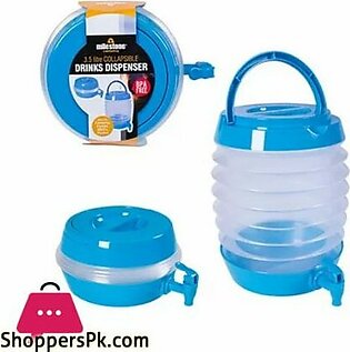 Collapsible Beverage Dispenser 5.5L Best for Camping Light Weight Foldable Water Cooler