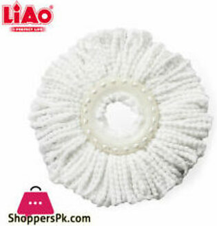 LIAO 360 Magic Mop Replacement 360 Degree Round Mop Head R130011
