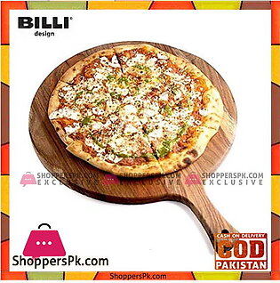 Billi Round Paddle Pizza Board (Large) WAPIZ-NW Thailand Made