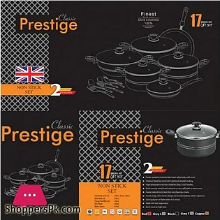 Prestige Classic Non-Stick 17 Pieces Set