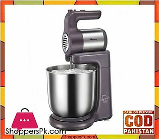 Westpoint WF-9504 – Deluxe Hand Mixer With Stand Bowl – Silver – 300 Watts – Karachi Only