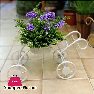 Artifical Flower Metal Cycle Flower Pot 619-2