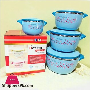 Thailand Hot Pot 4Pcs Hot Pot Blue  – PB622