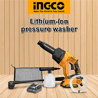 INGCO Cordless Pressure Washer – CPWLI20082